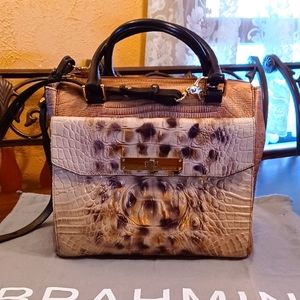Brahmin Malia Summer Tortoise Ventana Satchel